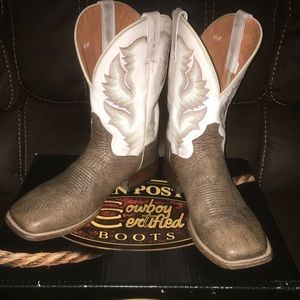 Dan Post Ironwood Croc Shoulder Cowboy Boots